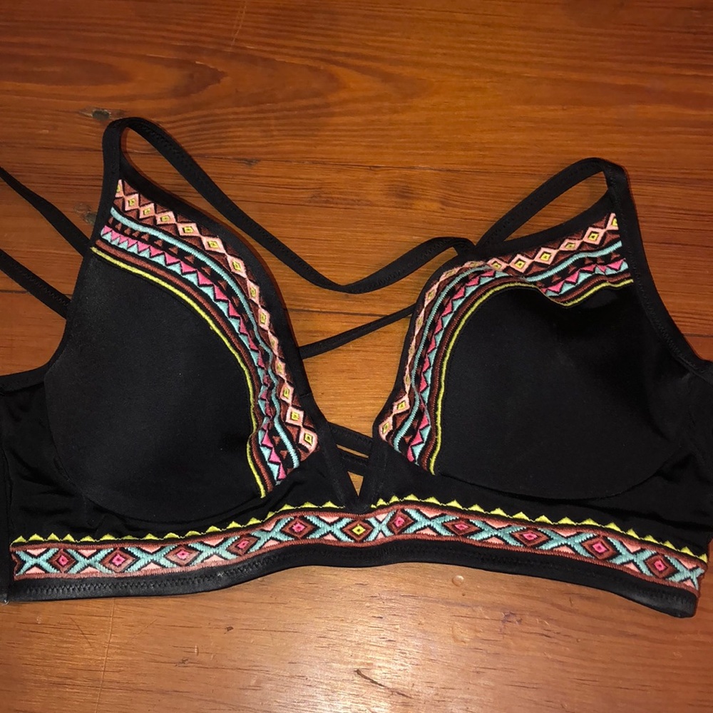 Cross Back Bathing Suit Top
